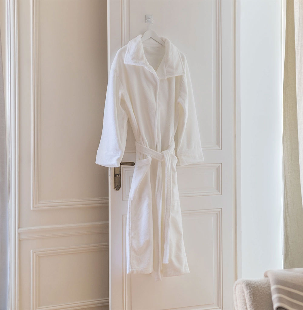 Funnel Collar Robe