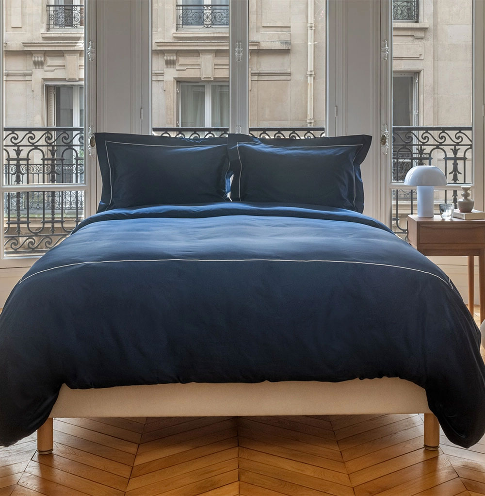 Housse de Couette et Taies d'Oreiller à Volants Satin 3