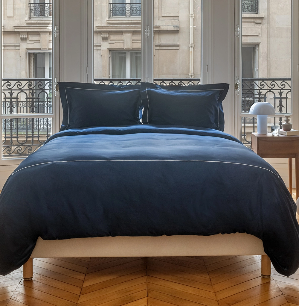 Housse de Couette et Taies d'Oreiller à Volants Satin 3
