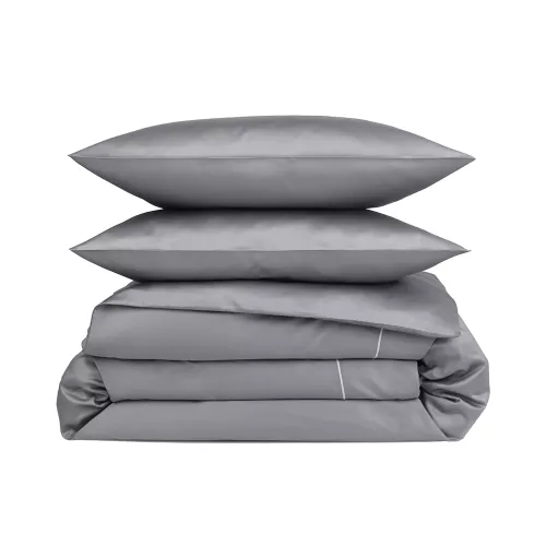 Housse de Couette et Taies d'Oreiller Satin