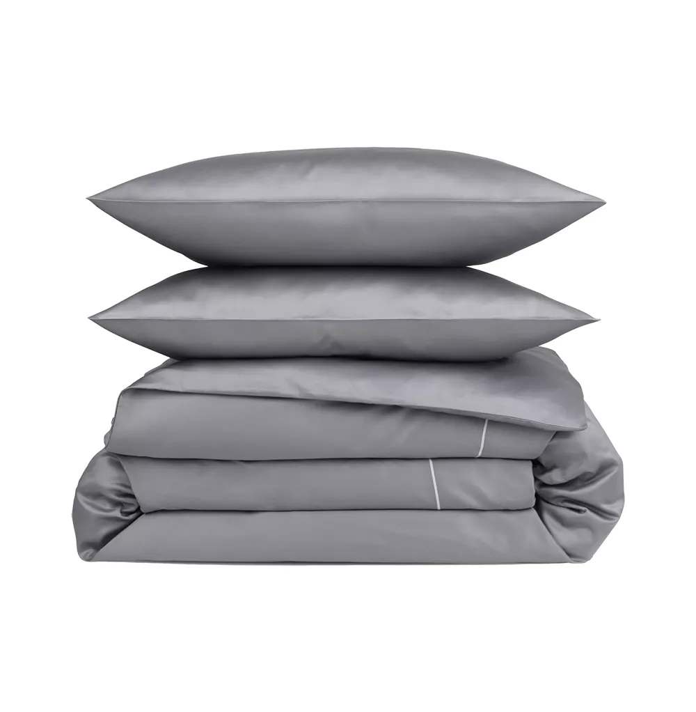 Housse de Couette et Taies d'Oreiller Satin