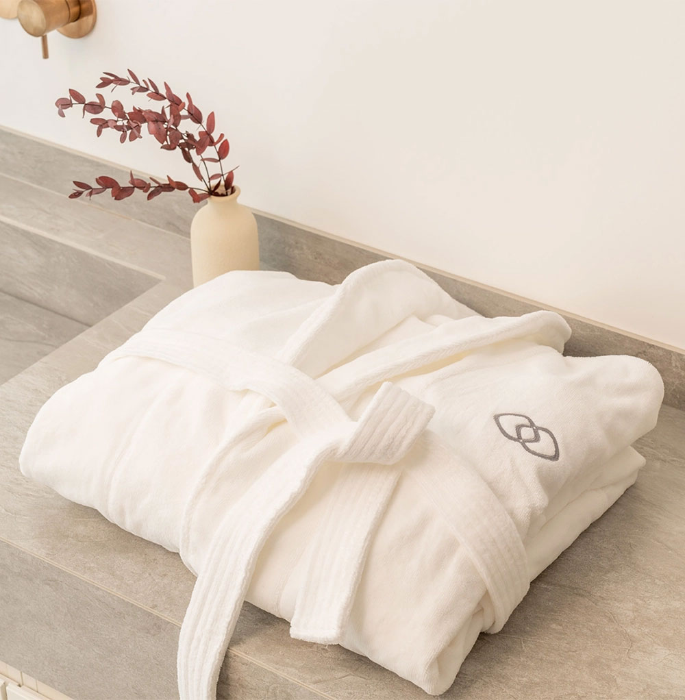 Bademantel mit Schalkragen 3