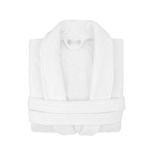 Bademantel mit Schalkragen