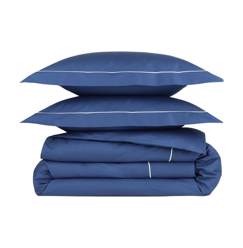 Housse de Couette et Taies d'oreiller à Volants Percale 1
