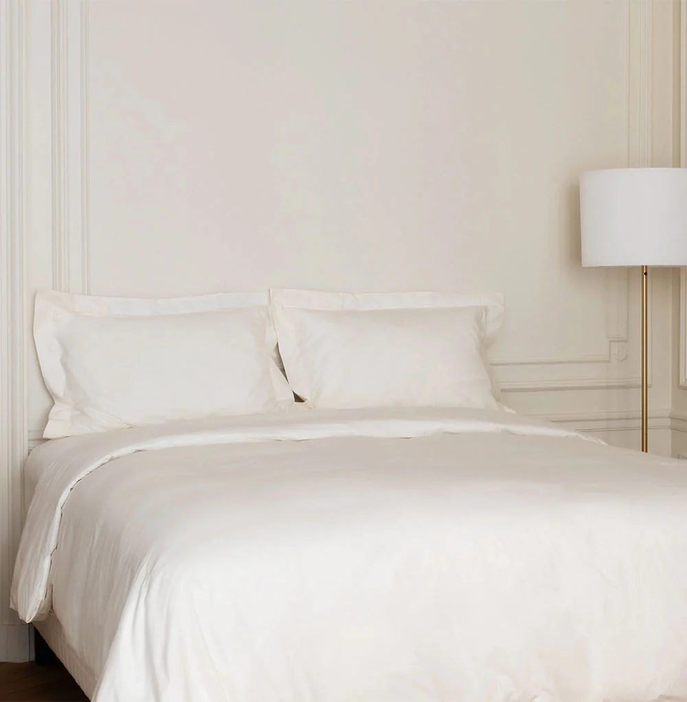 Housse de Couette et Taies d'oreiller à Volants Percale 3